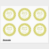 Lente Groene Keuken Stickers (Vel)