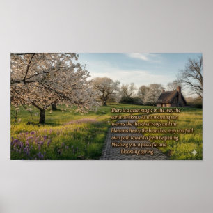 Lente Groeten Poster