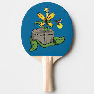 Lente Groeten Zomer Ping Pong Paddle Tafeltennisbatje