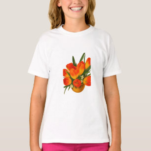 Lente Harmonie – Oranje & Gele Tulpen T-shirt