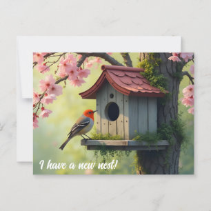 Lente Huishoudelijke Adreswijziging Briefkaart