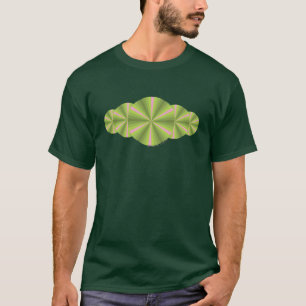Lente-illusie Heren Donker T-shirt