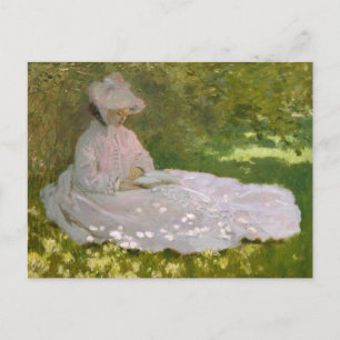 Lente, Impressionistisch Portret, Claude Monet Briefkaart