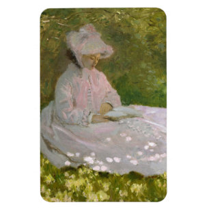 Lente, Impressionistisch Portret, Claude Monet Magneet