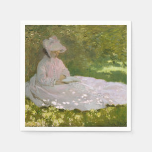 Lente, Impressionistisch Portret, Claude Monet Servet