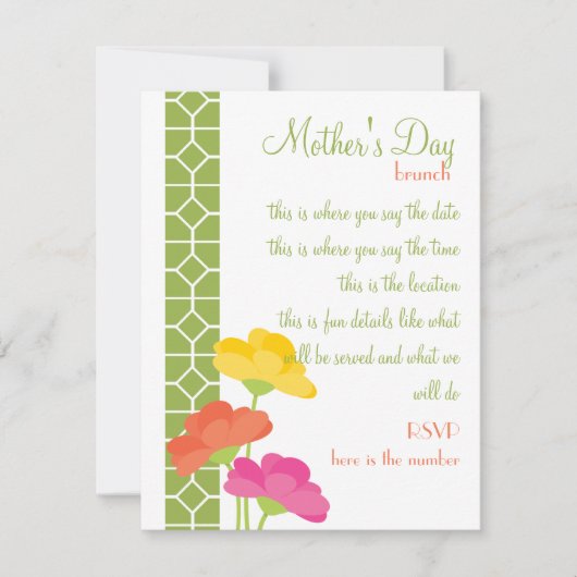 Lente in Bloom Kaart (Voorkant)