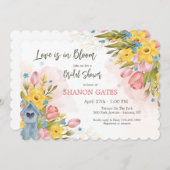 Lente in Bloom Kaart (Voorkant / Achterkant)