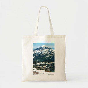 Lente in de bergen tote bag