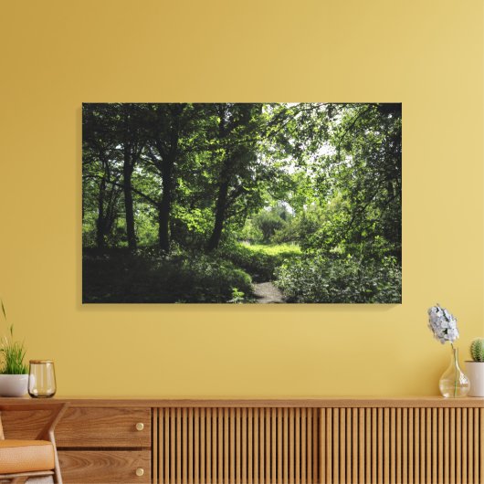 Lente in de Bossen 03 Canvas Afdruk (Insitu (Woonkamer))