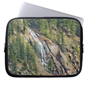 Lente in de Schilderachtig watervalkunst van Rocki Laptop Sleeve