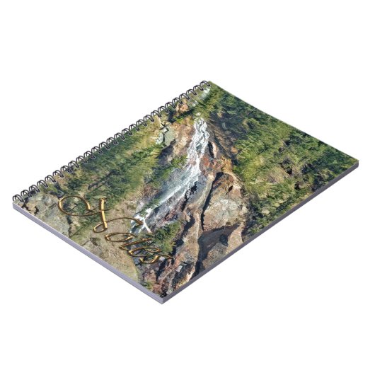 Lente in de Schilderachtig watervalkunst van Rocki Notitieboek (Linkerzijde)