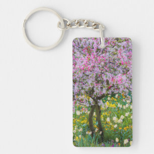 Lente in de tuin van Claude Monet Sleutelhanger