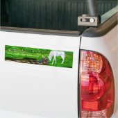 Lente in de weide bumpersticker (Op Truck)
