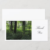 Lente in het Bos 04 - Dank je wel Bedankkaart (Voorkant / Achterkant)