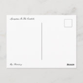 Lente in het Catskills Briefkaart (Achterkant)