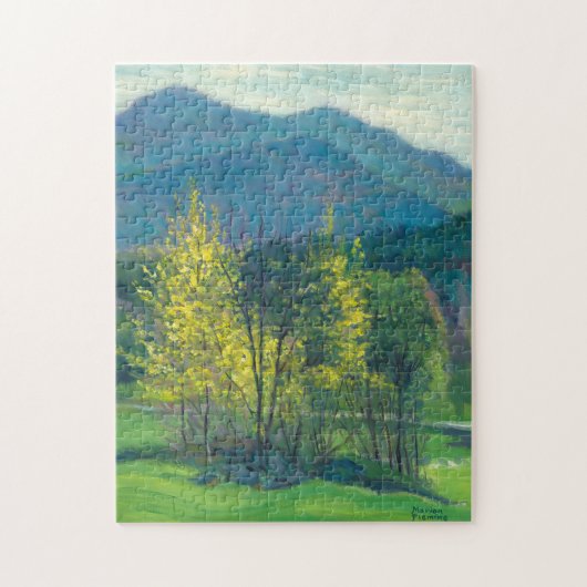 Lente in het Vermont-gebergte Legpuzzel (Verticaal)