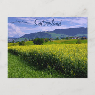 Lente in Hirzel Zwitserland Briefkaart