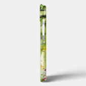 Lente in kleine stad op de rivier Case-Mate iPhone case (Achterkant / Links)