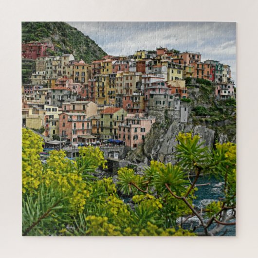 Lente in Manarola, Italië - 20x20 - 676 pcs. Legpuzzel (Verticaal)