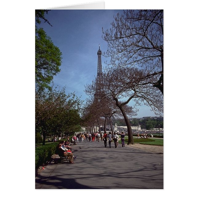 Lente in Parijs (Voorkant)