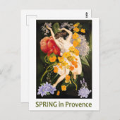Lente in Provence, Frankrijk Briefkaart (Voorkant / Achterkant)