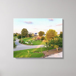 Lente in Rocky Hill - Stille Gloed Canvas Afdruk