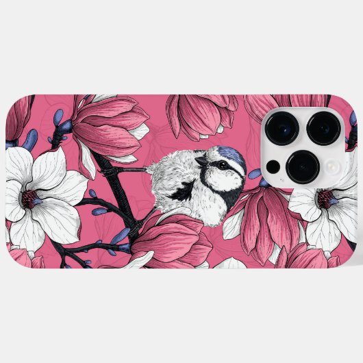 Lente in roze Case-Mate iPhone case (Achterkant (horizontaal))