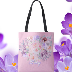 Lente in roze & lila bloei  draagtas
