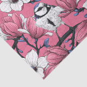 Lente in roze tissuepapier (Detail)