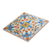 Lente in Sardinië Tegeltje (Zijkant)