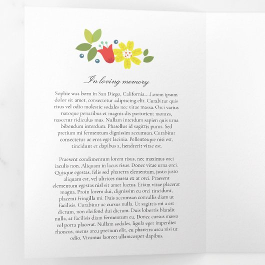 Lente in Stockholm: Programma voor de herdenking v (Binnenzijde eerst)