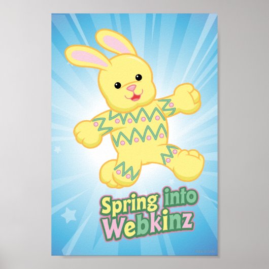 Lente in Webkinz! Poster (Voorkant)