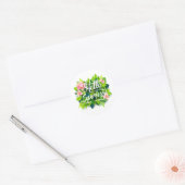Lente is ontstaan ronde sticker (Envelop)