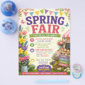 Lente kermis flyer (Enkel)