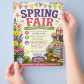 Lente kermis flyer (Hand)