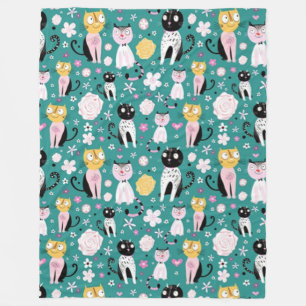 Lente Kitty Fleece Deken