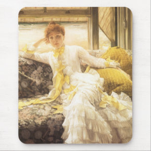 Lente (Kust) van James Tissot, Vintage Portret Muismat