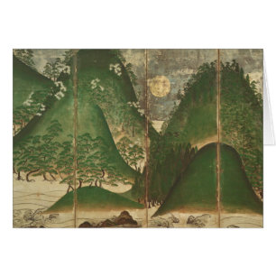 Lente landschap met zon