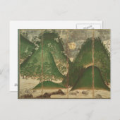 Lente-landschap met zon briefkaart (Voorkant / Achterkant)