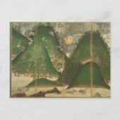 Lente-landschap met zon briefkaart (Voorkant)