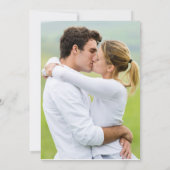 Lente Lavendel Bloemachtige Trouwfoto Opslaan Datu Save The Date (Achterkant)