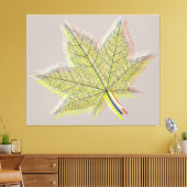 Lente Leaf Canvas Afdruk (Insitu (Woonkamer))