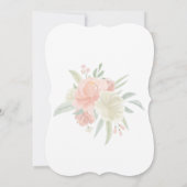 Lente Licht Bloemen Bruids Brunch Uitnodiging (Achterkant)