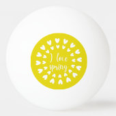 Lente liefde, kleine harten pingpongballen (Voorkant)