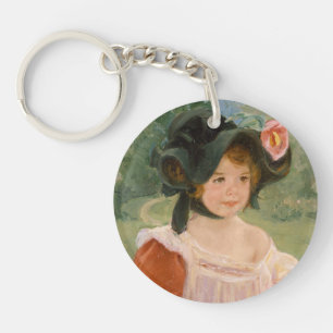 Lente: Margot in een tuin 1900 Sleutelhanger