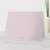 Lente Moederdag voor mijn vrouw Kaart (Achterkant)