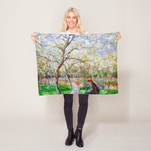 Lente, Monet Fleece Deken (In situ)