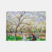 Lente, Monet Fleece Deken (Voorkant (Horizontaal))
