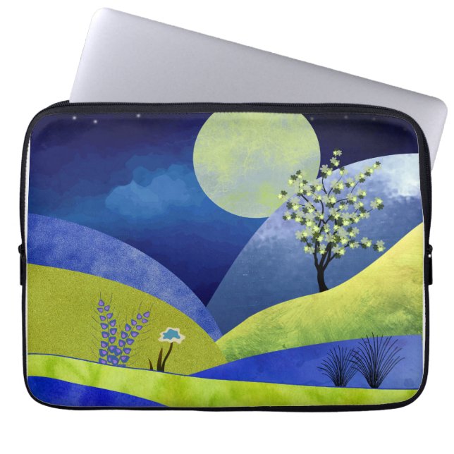 Lente Moonrise Laptop Sleeve (Voorkant)