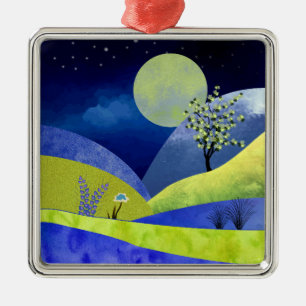 Lente Moonrise Metalen Ornament